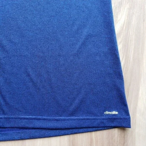 Adidas Climalite Racerback Tank Top Blue Womens Large - Picture 7 of 11